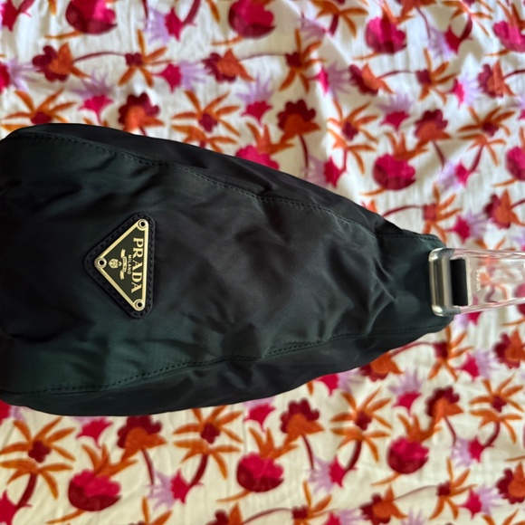 Prada Tessuto Lucite Handle Hobo Bag - Picture 11 of 13